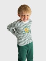 T.shirt manica lunga bimbo T.shirt stampata a manica lunga per bimbo - Comodità in cotone stretch