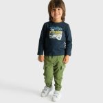 T.shirt manica lunga bimbo T.shirt Stampata a Manica Lunga per Bimbo - Caldo Cotone - Ativo