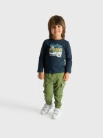 T.shirt manica lunga bimbo T.shirt Stampata a Manica Lunga per Bimbo - Caldo Cotone - Ativo