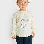 T-shirt manica lunga bimbo Ativo Kids - T-shirt stampata girocollo in jersey stretch bimbo Back to School