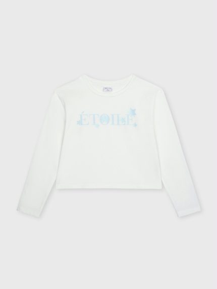 T-shirt manica lunga ragazza Ativo Kids Junior - T-shirt stampata a manica lunga in jersey stretch Back to School