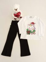 T.shirt manica lunga Unicorno Christmas T.shirt girocollo a manica lunga - 100% cotone - stampa Unicorno Christmas. Made in Italy Natale