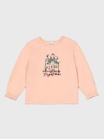 T.shirt maniche lunghe bimba T.Shirt Bimba a Manica Lunga con Stampa Natalizia - Perfetta per le Feste