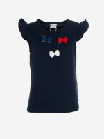 T.shirt Spring Breeze Ativo Kids T.shirt bimba in cotone a manica corta con volant e fiocchetti colorati applicati. Best Seller