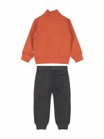 Tuta felpa bimbo Completo due pezzi in felpa bimbo - Felpa full zip e pantaloni con elastico | Melby