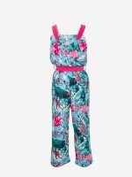 Tuta Rainforest Ativo Kids Tuta stampata in fantasia TROPICAL all over.
