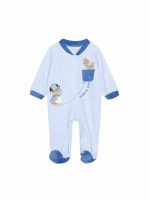 Tutina neonato Ativo Kids - tutina in ciniglia per neonato