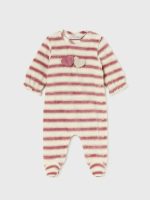 Tutina velour neonata Tutina in Velour Rigato per Neonata - Mayoral