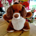 Zainetto peluche Cagnolino Zainetto in peluche modello Cagnolino con manico e zip sul retro. Idea Regalo
