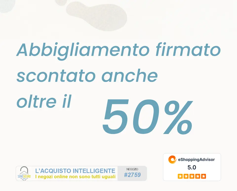 abbigliamento firmato scontato anche oltre il 50%